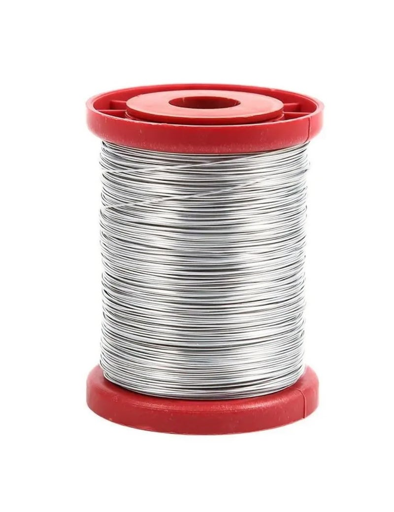 luvilly 0.55mm Stainless Steel Beehive Frame Wire for Beekeeping - Beekeeper Wire Embedding Device - Wired Wax Frame-500g - Image 1